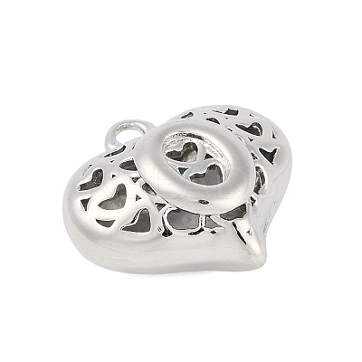 Hollow Brass Pendants for Valentine's Day KK-M289-03O-P-1