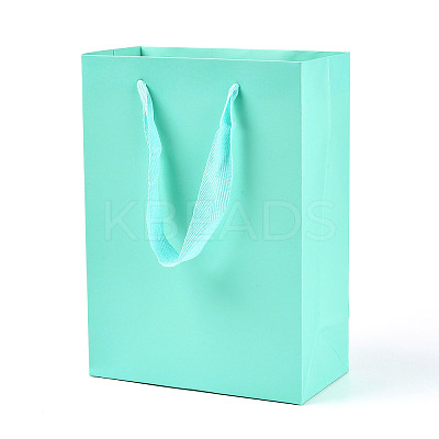 10Pcs 5 Sizes Kraft Paper Gift Shopping Bags Set AJEW-T013-10C-1
