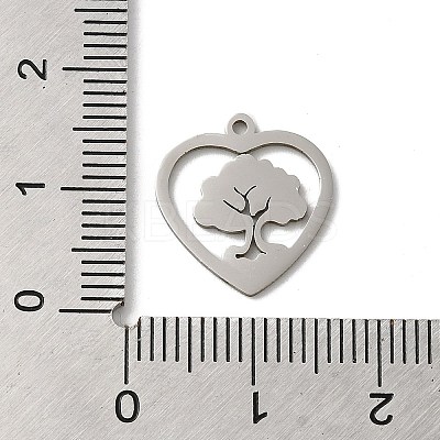 Non-Tarnish 201 Stainless Steel Pendants LS-STAS-E206-06P-05-1