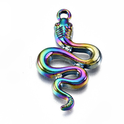 Rainbow Color Alloy Pendants PALLOY-S180-021-RS-1