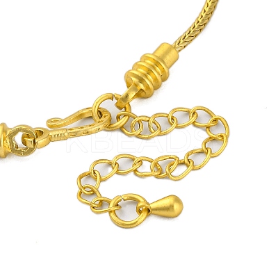 Brass European Bracelets BJEW-C080-02G-01-1