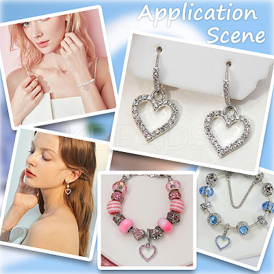 36Pcs 6 Colors Alloy Charms FIND-SC0013-14-1