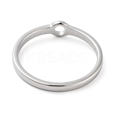 Non-Tarnish 304 Stainless Steel Finger Rings RJEW-E164-11P-7-1