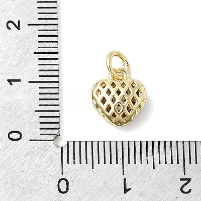 Brass Micro Pave Cubic Zirconia Pendants KK-C137-01G-1
