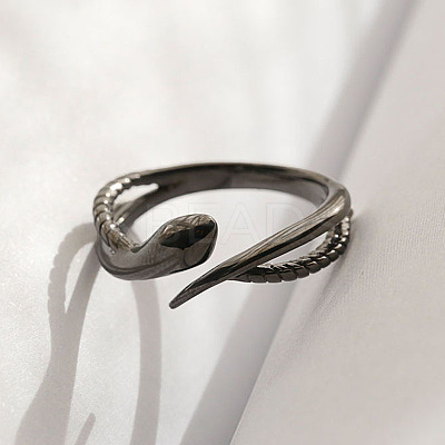 Snake Brass Cuff Open Rings for Men FS-WGB23C0-01-1