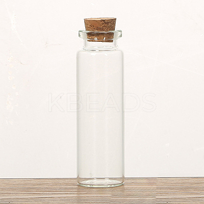 Glass Cork Bottles Ornament CON-PW0001-038F-1