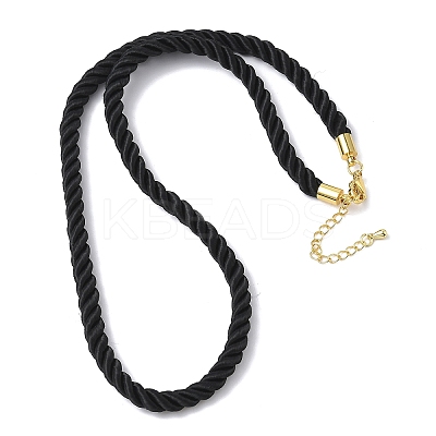 5MM Nylon Twisted Cord Necklace Making FIND-G096-01G-19-1