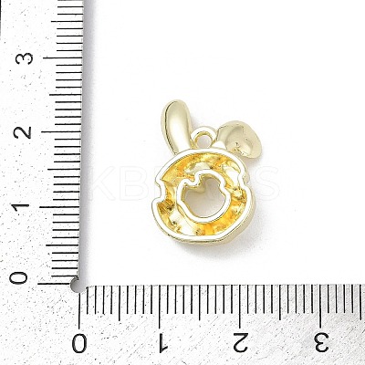 Alloy Enamel Pendants PALLOY-R151-38G-1