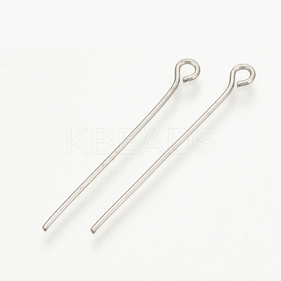 Tarnish Resistant 304 Stainless Steel Eye Pin STAS-S076-74-50mm-1