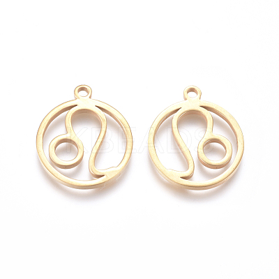 201 Stainless Steel Pendants STAS-D231-03G-1