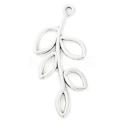 Tibetan Style Alloy Branch Pendants TIBEP-Q043-317-RS-1