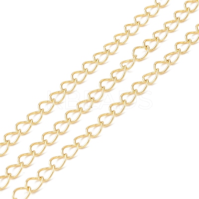 3.28 Feet Brass Curb Chains X-CHC-O001-01G-1