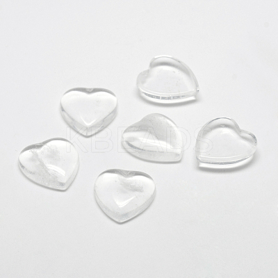 Natural Quartz Crystal Cabochons G-T029-18X15mm-09-1