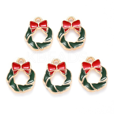 Alloy Enamel Charms X-ENAM-S121-109-1