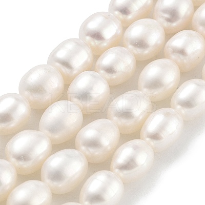Natural Cultured Freshwater Pearl Beads Strands PEAR-P062-08K-1