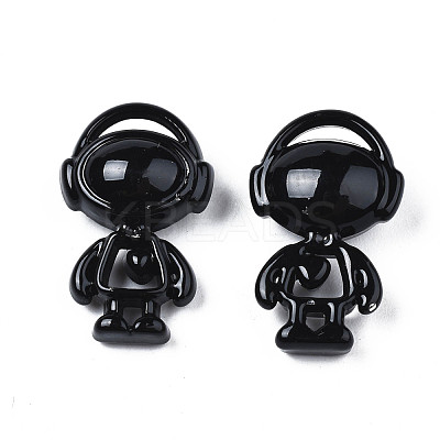 Spray Painted Alloy Pendants PALLOY-T077-163-1