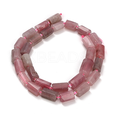 Natural Madagascar Rose Quartz Beads Strands GG-CBA7621-A04-01-1