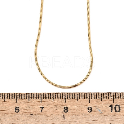 Trendy Unisex 201 Stainless Steel Snake Chain Necklaces NJEW-L043-06G-1
