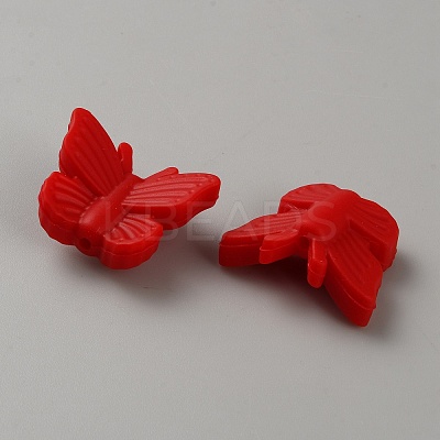 Butterfly Food Grade Eco-Friendly Silicone Focal Beads SIL-CJC0009-03A-1