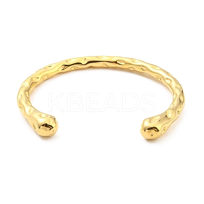 Ion Plating(IP) 304 Stainless Steel Cuff Bangles BJEW-C043-05G-1