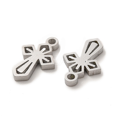 Non-Tarnish 304 Stainless Steel Charms STAS-F292-01P-1
