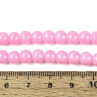Baking Paint Glass Pearl Beads Strands DGLA-ZX001-05B-10-1