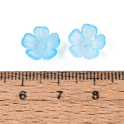 Transparent Plastic Bead Caps KY-Q005-02A-04-1