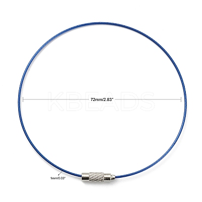 Steel Wire Bracelet Making TWIR-A001-M-1