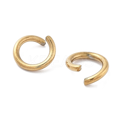 Ion Plating(IP) 304 Stainless Steel Open Jump Rings STAS-M081-01G-06-1