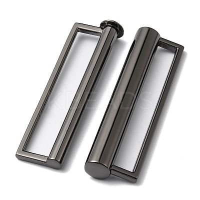 Alloy Belt Strap Buckles LS-PALLOY-F301-01B-1