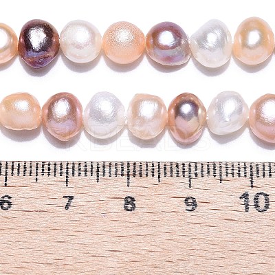 Natural Cultured Freshwater Pearl Beads Strands X1-PEAR-T003-10-1