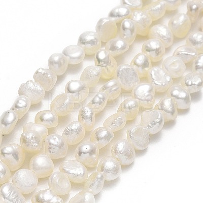 Natural Cultured Freshwater Pearl Beads Strands PEAR-A005-07C-01-X-1