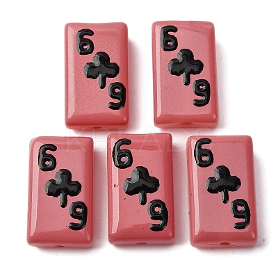 Baking Paint Glass Enamel Beads LAMP-Q045-07A-1