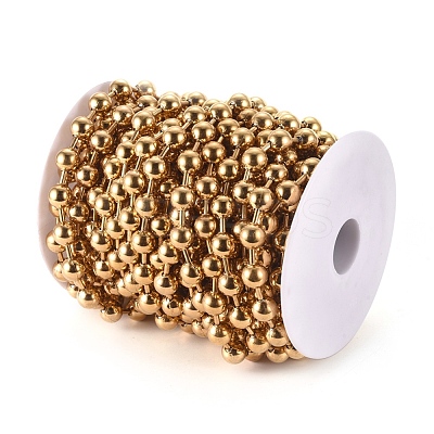 PVD Vacuum Plating 304 Stainless Steel Ball Chains CHS-F009-01J-G-1