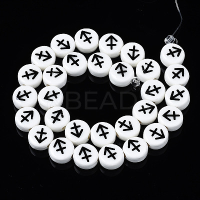 Handmade Porcelain Ceramic Beads Strands PORC-S502-032C-1