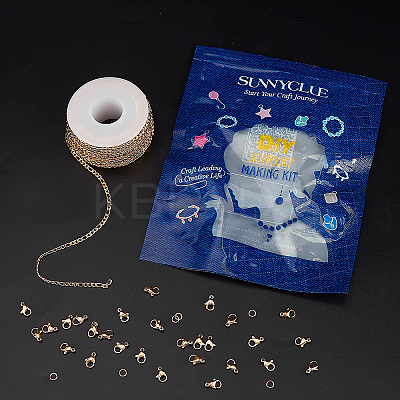 DIY Chain Necklace Bracelet Making Kits DIY-SC0019-60-1