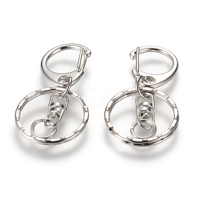Alloy Key Clasps X-PALLOY-T010-07P-1