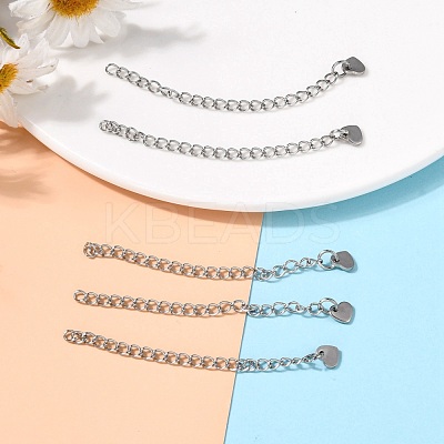 Tarnish Resistant 304 Stainless Steel Chain Extender FIND-JF00071-03-1