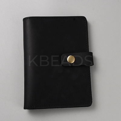 Rectangle Leather Travel Passport Wallet Cover AJEW-WH20007-05A-1