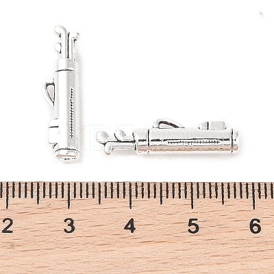 Tibetan Style Alloy Pendants TIBEP-S291-07-RS-1