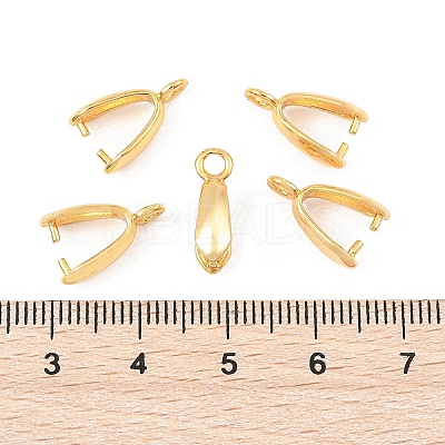 SHEGRACE Brass Ice Pick Pinch Bail XGR0039G-79G-1