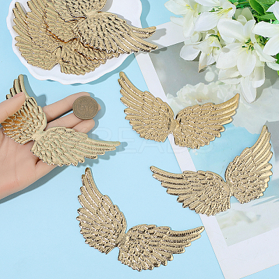 20Pcs Cloth Angel Wings AJEW-GF0012-62A-1