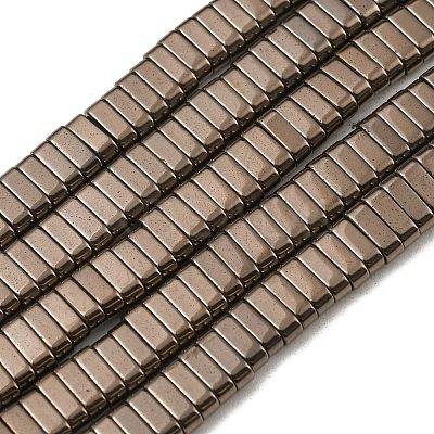 Electroplated Non-magnetic Synthetic Hematite Beads Strands G-C106-B02-09A-1