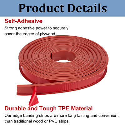 TPE Self-Adhesive Flexible Molding Trim DIY-WH0578-82C-02-1