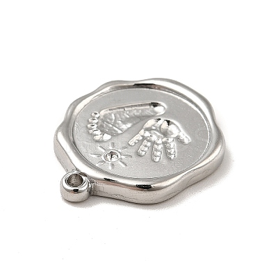 Tarnish Resistant 304 Stainless Steel Pendant Rhinestone Settings STAS-I197-001P-1