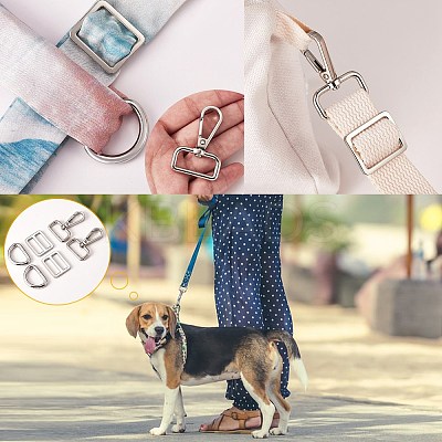 15Pcs 3 Style Iron D Rings FIND-SZ0002-18-1