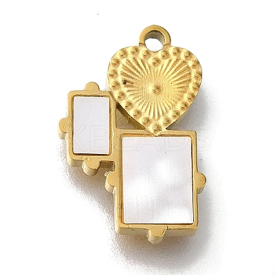 Ion Plating(IP) 304 Stainless Steel Manual Polishing Charms STAS-M059-05G-02-1
