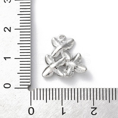 Brass Connector Charms KK-S513-02A-P-1