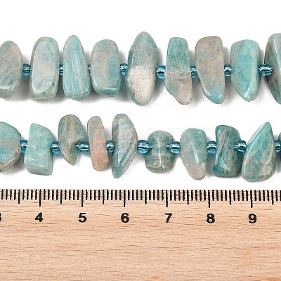 Natural Amazonite Beads Strands G-P619-A04-01-1
