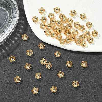 SHEGRACE Brass Bead Caps XGRPCU085-283G-1